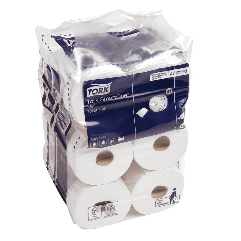 Tork SmartOne Mini-Toilettenpapierrollen (12er-Pack)