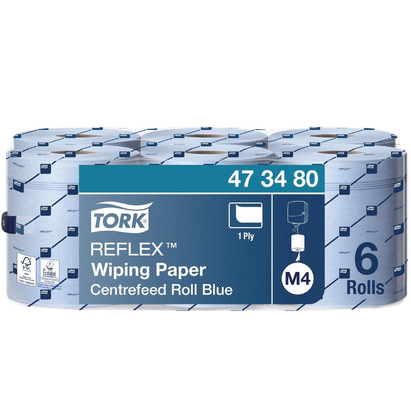 Tork Reflex Wischpapier mit Zentraleinzug, 1-lagig, 269 m (6er-Pack)