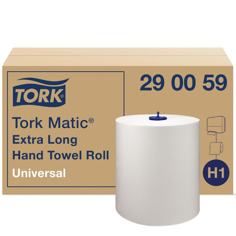 Tork Matic extralange Handtuchrollen, 1-lagig, 280 m, 6 Stück