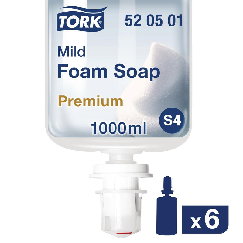 Tork Parfümierte milde Schaum-Handseife 1 l (6er-Pack)