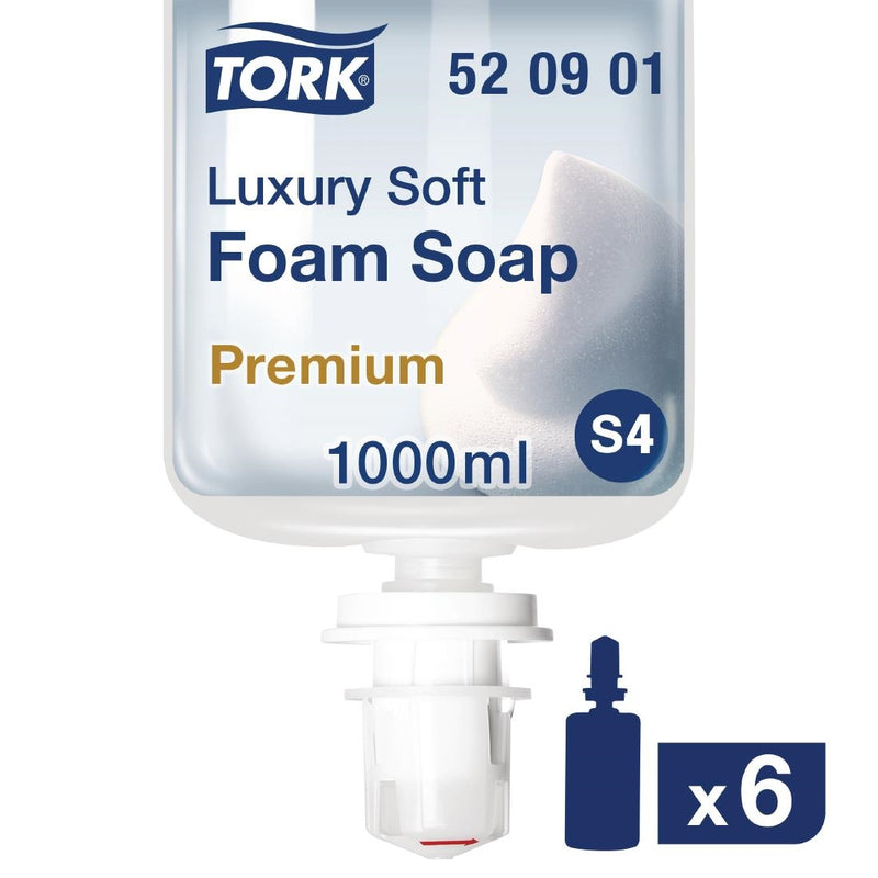 Tork Parfümierte Luxus-Handseife mit weichem Schaum, 1 l (6er-Pack)