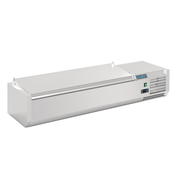 Polar G-Serie Arbeitsplatten-Zubereitungskühlschrank mit Deckel 5x 1/4GN