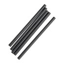 Fiesta Compostable Paper Smoothie Straws Black (Pack of 250)
