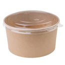 Fiesta Compostable Round Kraft Salad Bowls 1000ml / 35oz (Pack of 300)