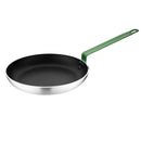Hygiplas Antihaft-Teflon-Aluminium-Platinum-Plus-Bratpfanne mit grünem Griff, 280 mm