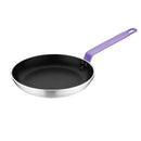 Hygiplas Non-Stick Teflon Aluminium Platinum Plus Frying Pan with Purple Handle 200mm