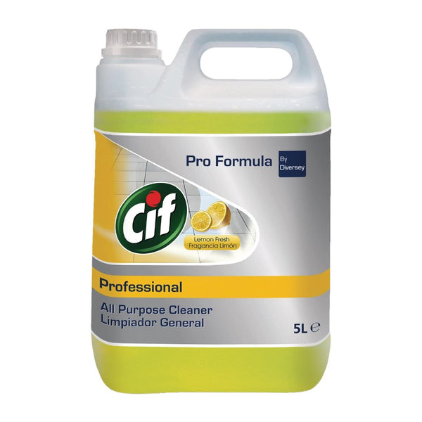 Cif Pro Formula Lemon All-Purpose Cleaner Concentrate 5Ltr