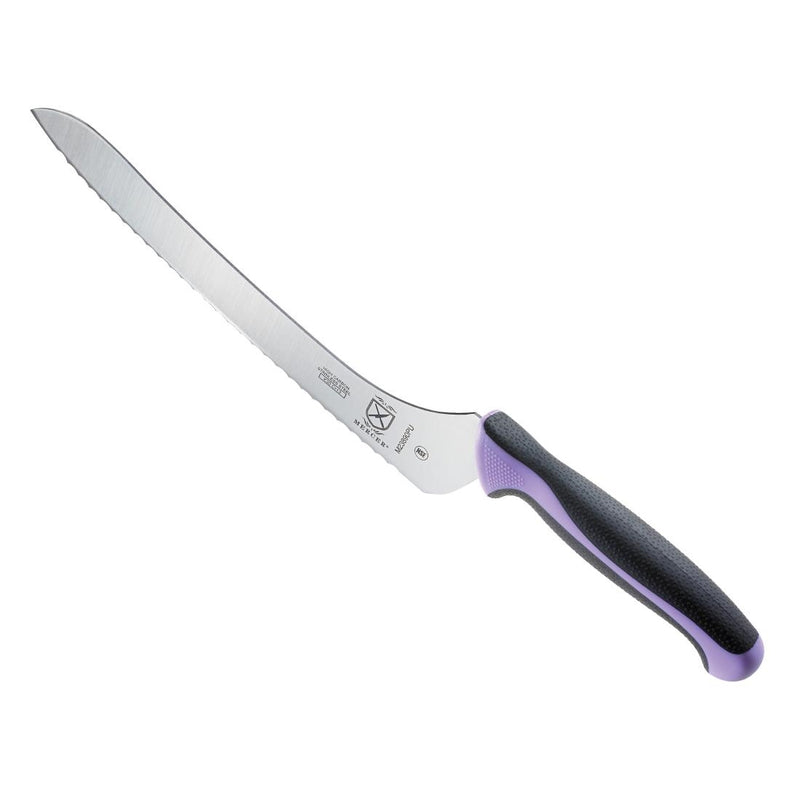 Mercer Millennia Culinary Allergen Safety Offset Brotmesser mit Wellenschliff, 23 cm
