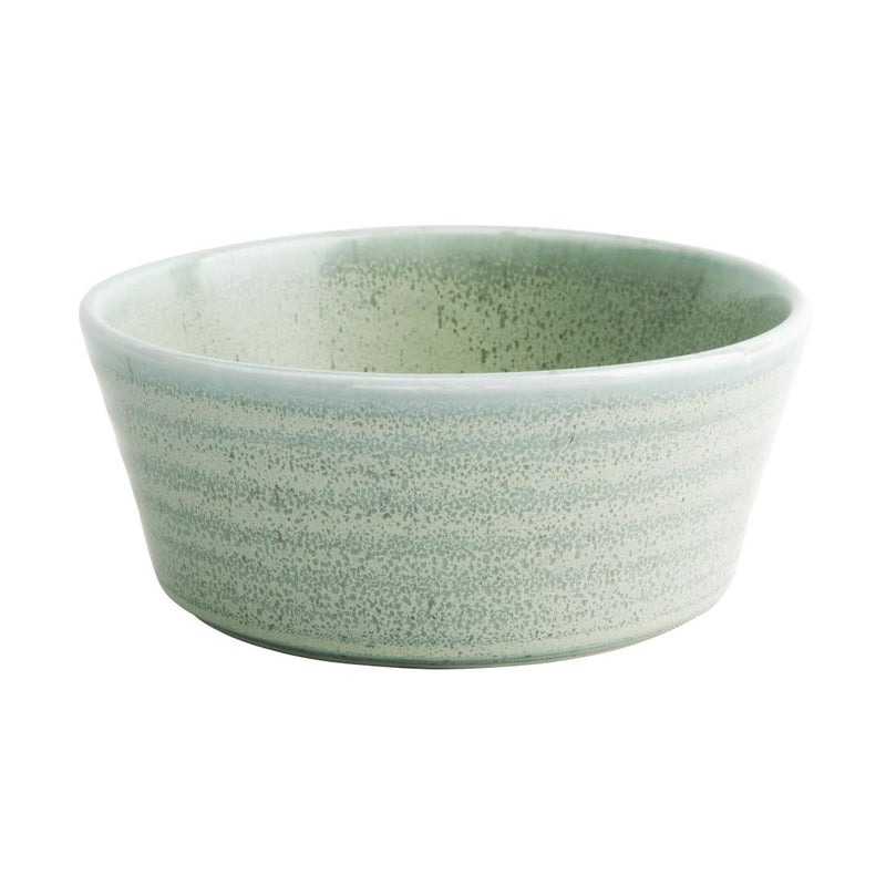Olympia Cavolo Flat Round Bowls Spring Green 143mm (Pack of 6)