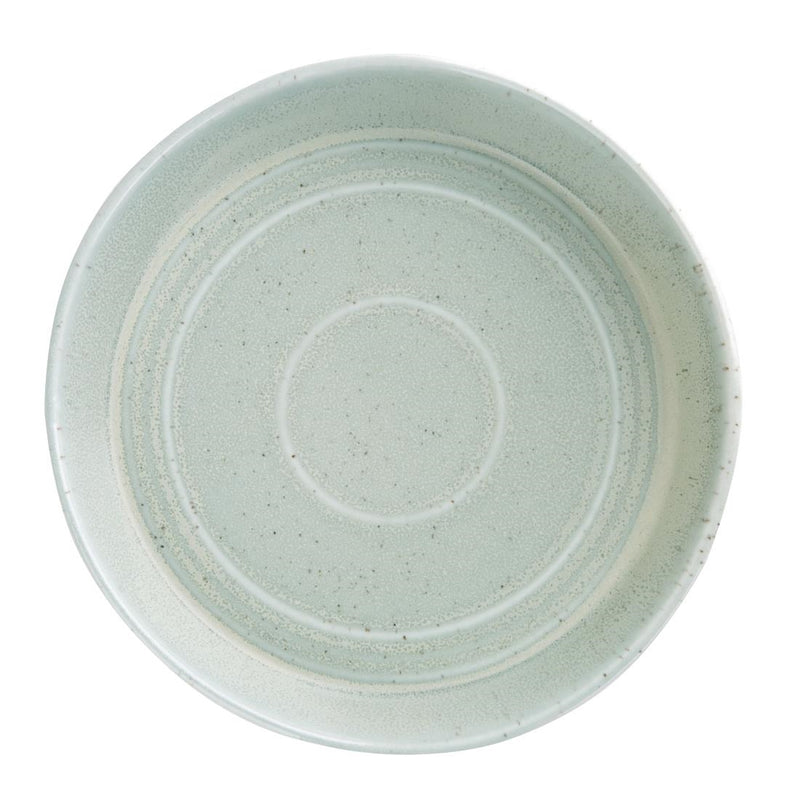 Olympia Cavolo Flat Round Bowls Spring Green 220mm (Pack of 4)
