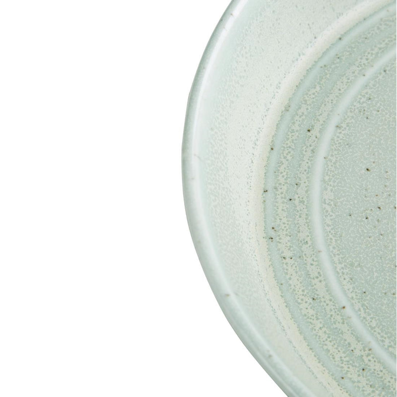 Olympia Cavolo Flat Round Bowls Spring Green 220mm (Pack of 4)