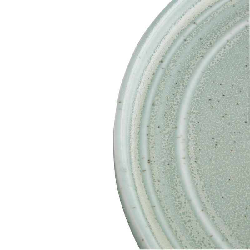 Olympia Cavolo Flat Round Plates Spring Green 180mm (Pack of 6)