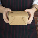 Fiesta kompostierbare Lebensmittelkartons aus Pappe, 600 ml (400 Stück)