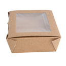 Fiesta Compostable Salad Boxes with PLA Windows 1200ml (Pack of 200)