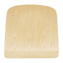 Bolero Cantina Side Chairs with Wooden Seat Pad and Backrest Black (Pack of 4)