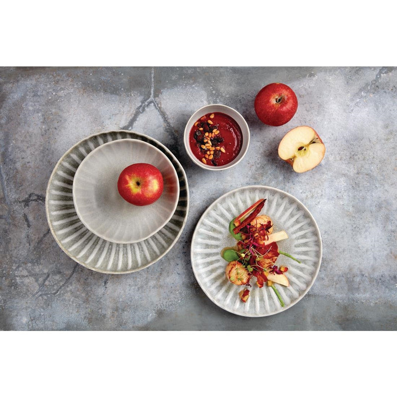 Olympia Corallite Plates Concrete Grey 280mm (Pack of 6)