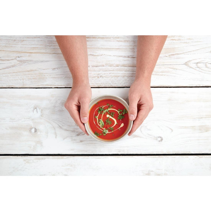 Olympia Corallite Deep Bowls Concrete Grey 105mm (Pack of 12)