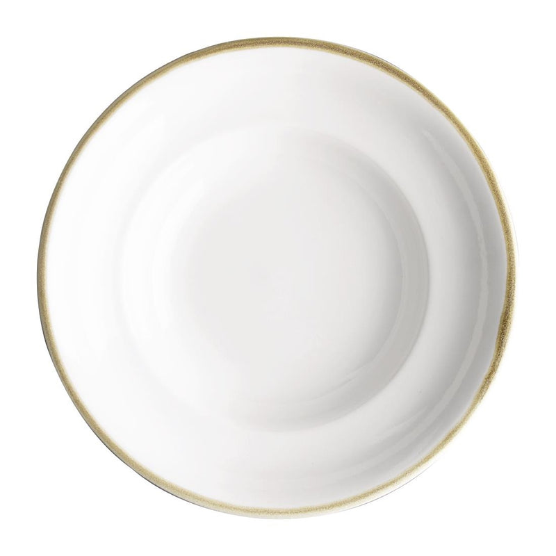Olympia Kiln Pasta Bowl Chalk 250mm 340ml (Pack of 4)