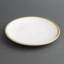 Olympia Kiln Round Coupe Plate Chalk 180mm (Pack of 6)