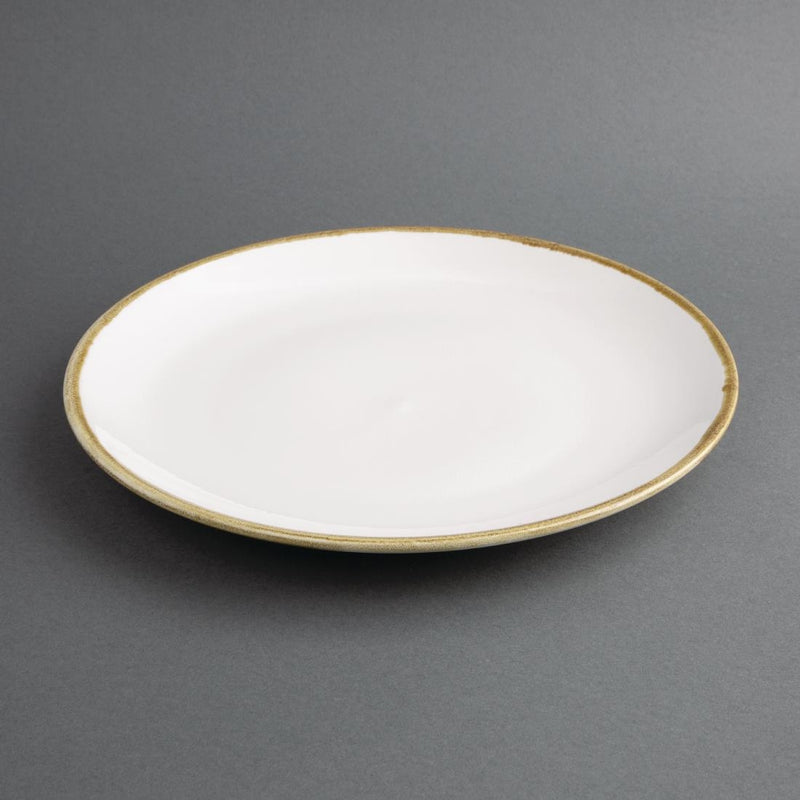 Olympia Kiln Kreide, runde Coupe-Platte, 280 mm, 4 Stück