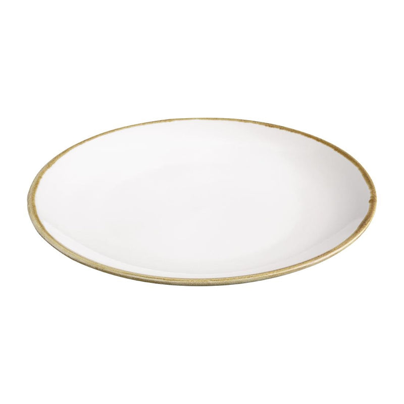 Olympia Kiln Kreide, runde Coupe-Platte, 280 mm, 4 Stück