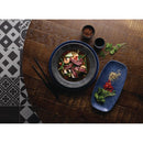 Churchill Studio Prints Agano Oblong Kochteller, Blau, 298 x 153 mm, 12 Stück