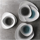 Churchill Studio Prints Raku Triangle Plates Jade Green 311mm (Pack of 6)