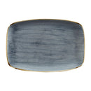 Churchill Stonecast No. 9 Oblong Chefs Plates 355 x 245mm Blueberry (Pack of 6)