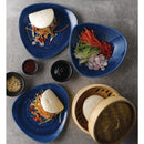 Churchill Stonecast Patina Triangular Plates Cobalt 229mm (Pack of 12)