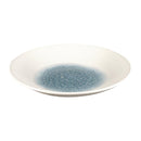 Churchill Isla Center Print Deep Coupe Teller, Topasblau, 255 mm, 12 Stück