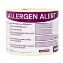 Vogue Removable Allergen Alert Food Labels (Pack of 250)