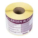 Vogue Removable Allergen Alert Food Labels (Pack of 250)