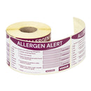 Vogue Removable Allergen Alert Food Labels (Pack of 250)