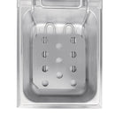 Buffalo Fritteuse mit Einzeltank und Einzelkorb, 5 l, Arbeitsplatte mit Timer, 2,8 kW