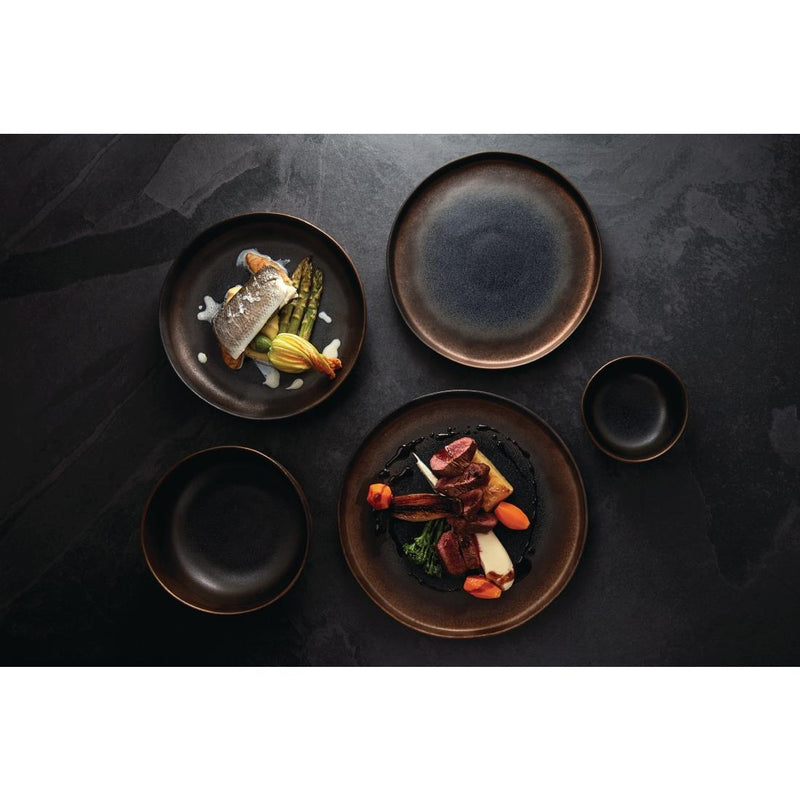 Flache Teller Olympia Ocker 260 mm (6er-Pack)