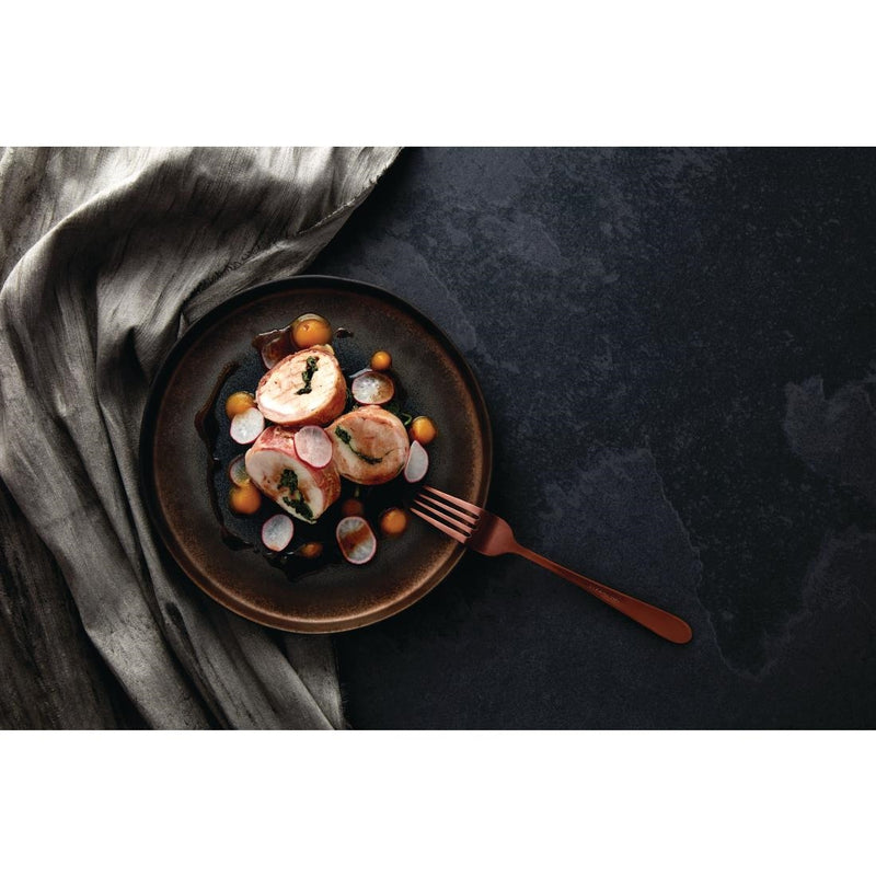 Flache Teller Olympia Ocker, 220 mm, 6 Stück