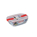 Pyrex Cook and Heat Rectangular Dish with Lid 1Ltr