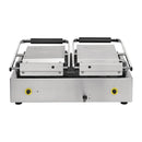 Buffalo Double Half Ribbed Contact Grill