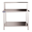 Holmes Stainless Steel Wall Table Welded with Gantry 1500mm