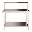 Holmes Stainless Steel Wall Table Welded with Gantry 1200mm