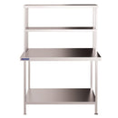 Holmes Stainless Steel Wall Work Table Welded with Double Gantry 900mm