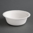 Fiesta kompostierbare Bagasse-Schalen, rund, 340 ml, 50 Stück