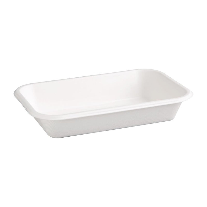 Fiesta Compostable Bagasse Food Trays 24oz (Pack of 50)