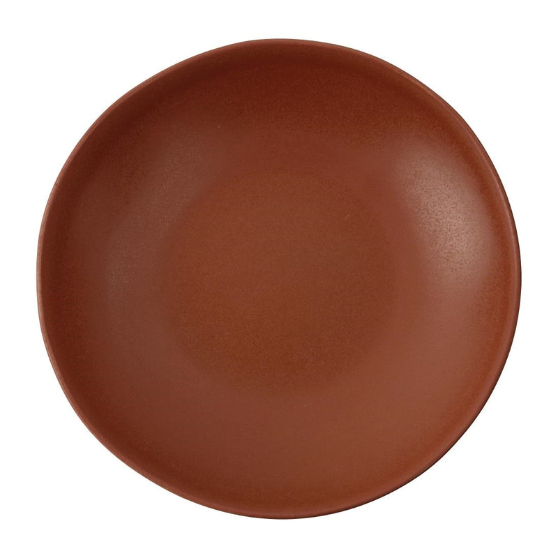 Olympia Build-a-Bowl Cantaloupe Flat Bowls 250mm (Pack of 4)