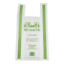 Vegware Compostable PLA Carrier Bags Medium (Pack of 500)