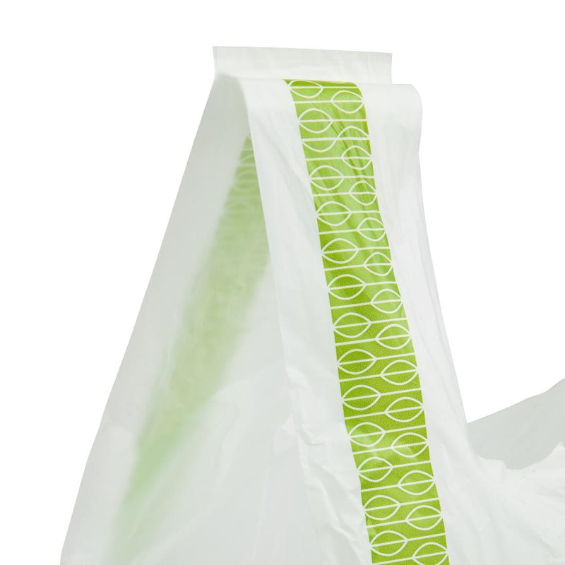 Vegware Compostable PLA Carrier Bags Medium (Pack of 500)