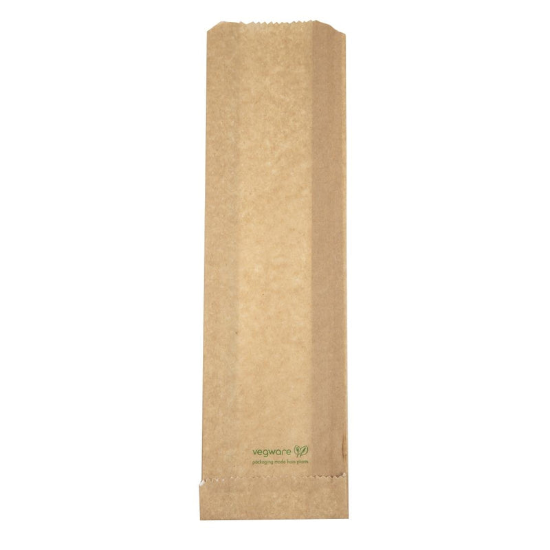 Vegware Compostable Therma Paper Hot Food Bags 356 x 101mm (Pack of 500)