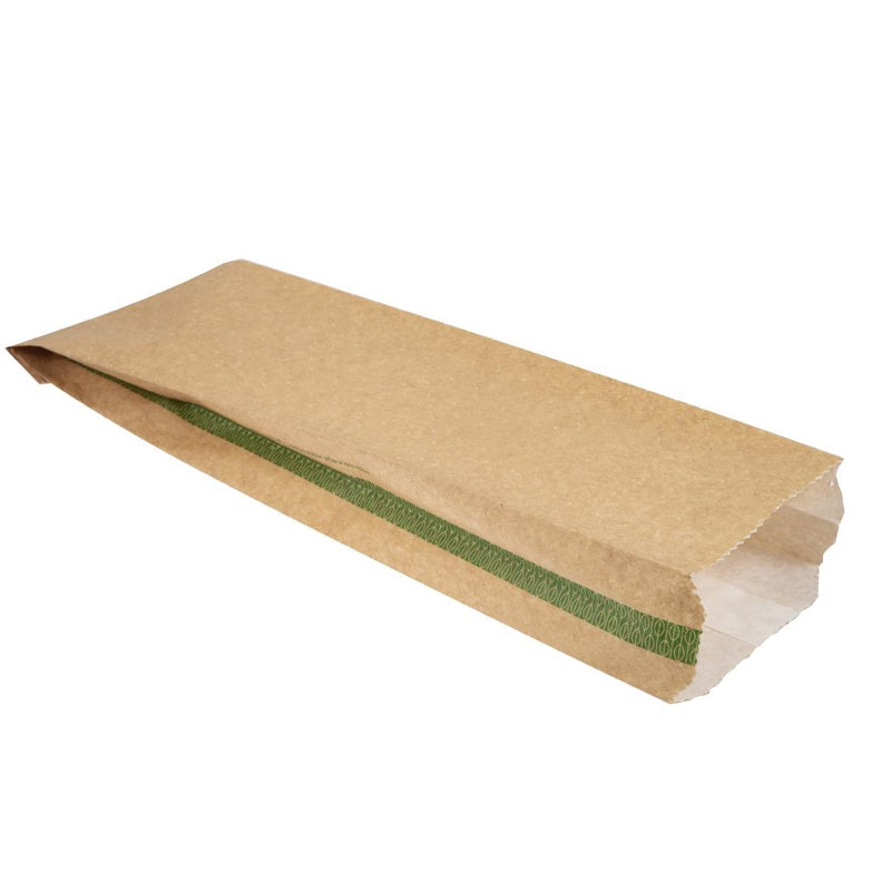 Vegware Compostable Therma Paper Hot Food Bags 356 x 101mm (Pack of 500)