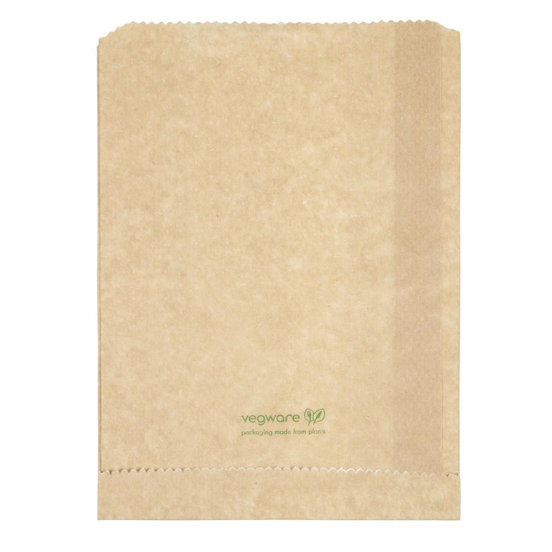 Vegware Compostable Therma Paper Hot Food Bags 292 x 127mm (Pack of 500)