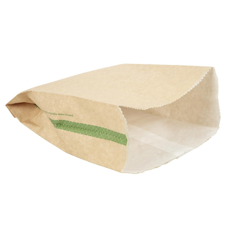 Vegware Compostable Therma Paper Hot Food Bags 292 x 127mm (Pack of 500)